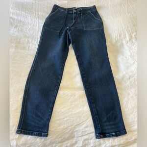 Judy Blue | Women's 5/27 | High Rise Jogger Stretch Dark Wash Denim JB88740